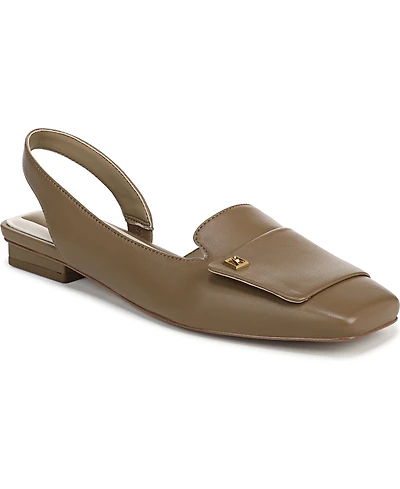 Franco Sarto Women's Teagan Square Toe Slingback Flats