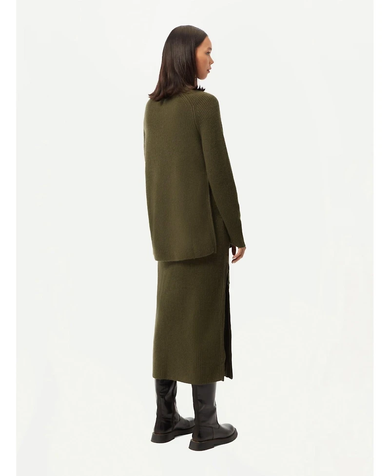 Gobi Cashmere Women's Cashmere Skirt with Zip