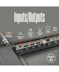 Westinghouse 42" Roku Smart Tv – 1080p Full Hd Led with Wi-Fi, Flat Screen Compatible with Apple HomeKit, Alexa, Google Assistant