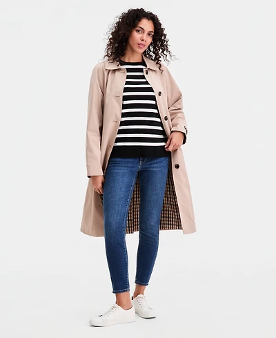 Tommy Hilfiger Women's Single-Breasted Raincoat