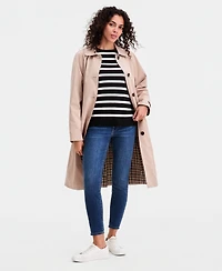 Tommy Hilfiger Women's Single-Breasted Raincoat