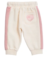 Guess Baby Girls 2-Piece Long-Sleeve Sweatshirt and Sweatpants Set