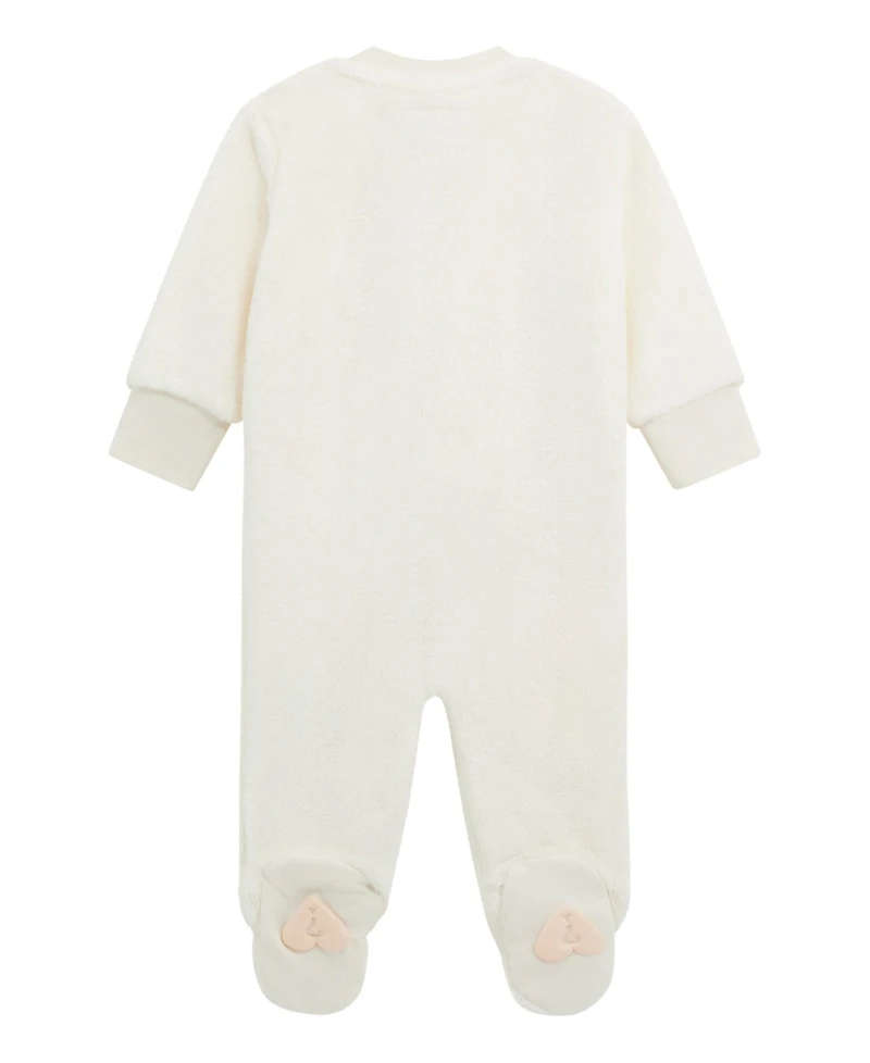 Guess Baby Girls Plush Round Neck Coverall