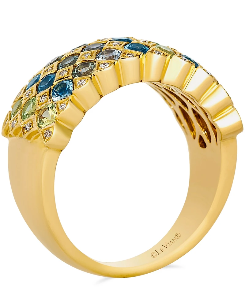 Le Vian Montana Sapphire (1.62 ct. t.w.) and Nude Diamond (0.16 ct. t.w.) Ring in 14K Honey Gold