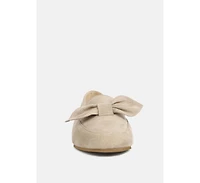 remee front bow loafers