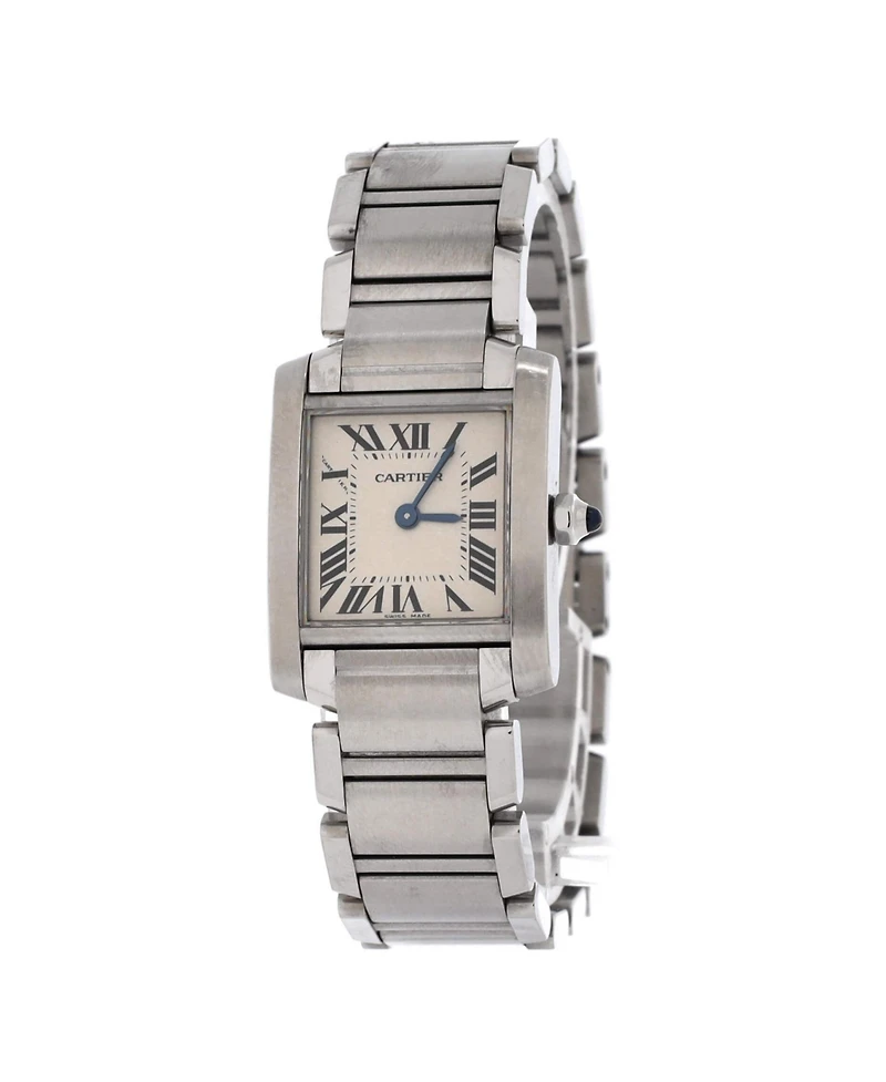 Pre-Owned Cartier Tank Francaise Quartz Watch in Stainless Steel 20mm