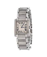 Pre-Owned Cartier Tank Francaise Quartz Watch in Stainless Steel 20mm
