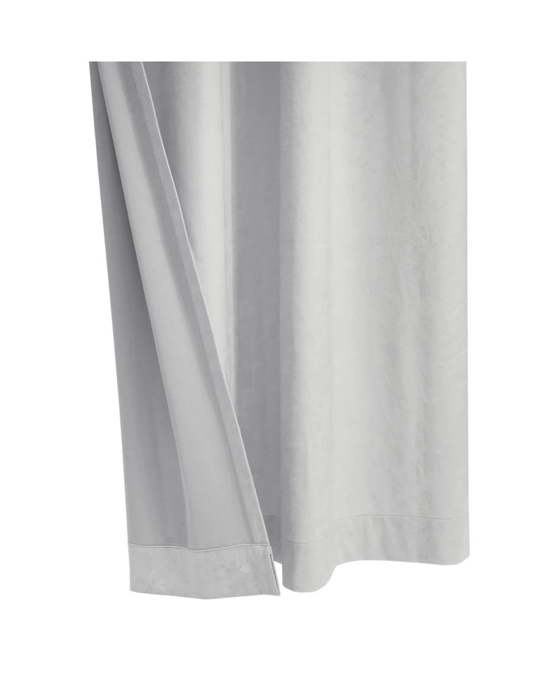 Habitat Bristol Room Darkening Uv Protecion Grommet Curtain Panel for Windows 52" x 95" White
