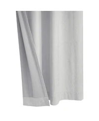 Habitat Bristol Room Darkening Uv Protecion Grommet Curtain Panel for Windows 52" x 95" White