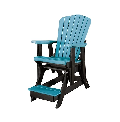 American Furniture Classics Fan Back Balcony Glider Made in the Usa- Aruba