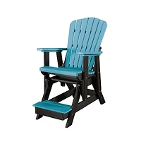 American Furniture Classics Fan Back Balcony Glider Made in the Usa- Aruba