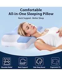 Sugift 10 Pack Seat Cushions Gel Memory Foam for Back