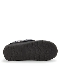 Dearfoams Women's Elsie Foldover Cuff Microsuede Clog Slipper