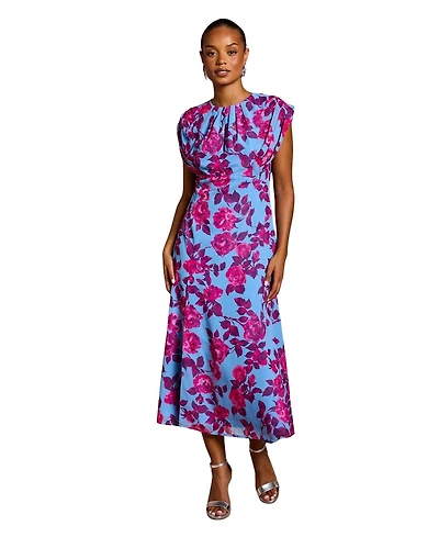 Coast Women's Short Sleeve Chiffon Midi Dress