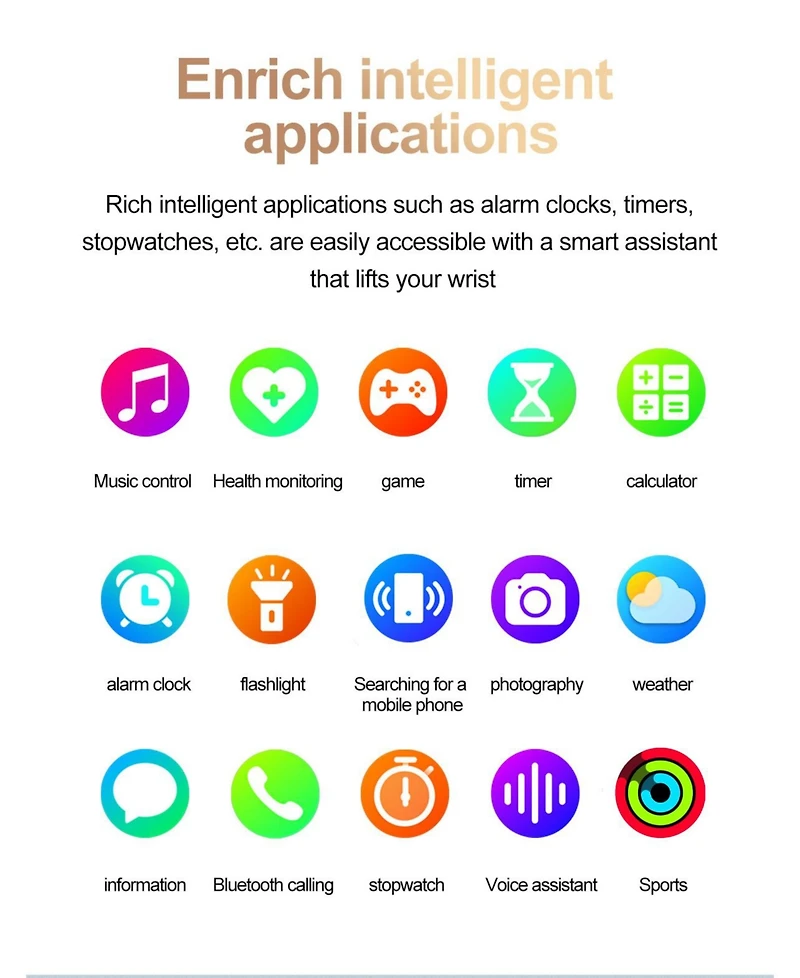 Ruxing Smart Watch for Women Men With Bluetooth Calling, Hrv, Health Monitoring,Sport Modes, Intelligent Reminder IP68 -Pink