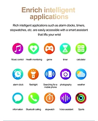 Ruxing Smart Watch for Women Men With Bluetooth Calling, Hrv, Health Monitoring,Sport Modes, Intelligent Reminder IP68 -Pink