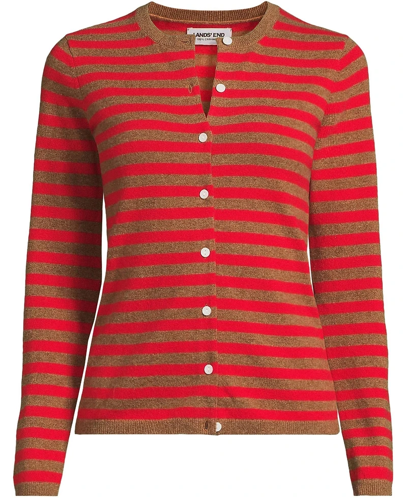 Lands' End Women's Cashmere Cardigan Sweater