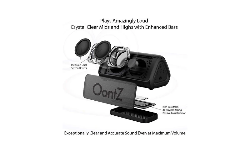 OontZ Angle 3 RainDance Portable Bluetooth Speaker