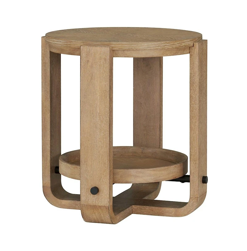 Parker House Furniture Parker House Escape Round End Table with Shelf