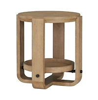 Parker House Furniture Parker House Escape Round End Table with Shelf