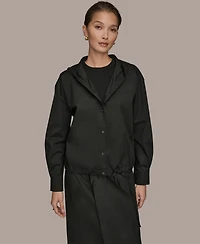 Donna Karan Weekend Women's Long-Sleeve Hooded Jacket