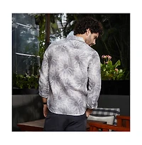 Campus Sutra Men's Coin Grey Gloomy Daisy Shirt