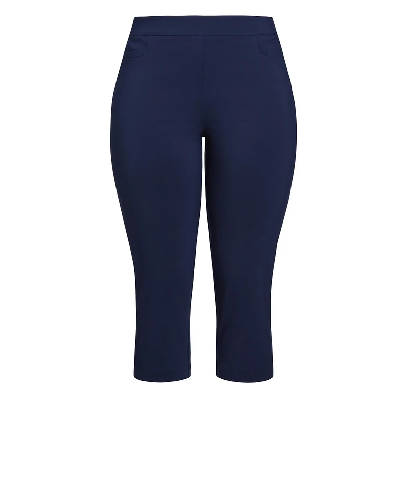 Avenue Women's Super Stretch Crop Pant