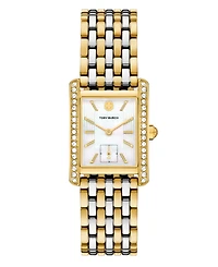 Tory Burch Women's The Eleanor Quartz Three-Hand Multi Stainless Steel, 27mm