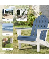 Aoodor Outdoor Folding Adirondack Chair