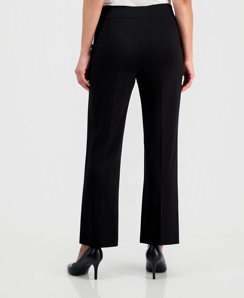 Jones New York Petite Serenity Pull-On Wide-Leg Knit Pants