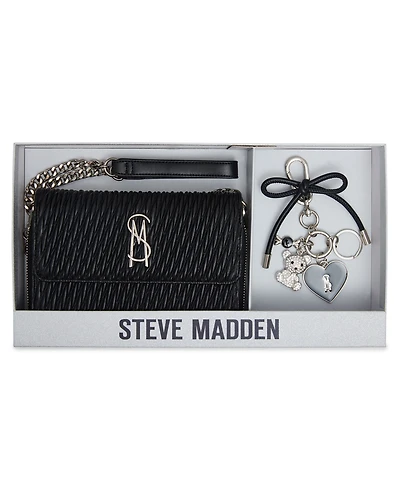 Steve Madden Boxed Carina Matelasse Crossbody Wallet
