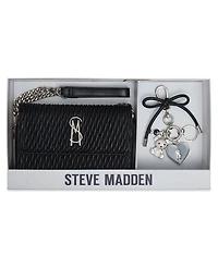 Steve Madden Boxed Carina Matelasse Crossbody Wallet