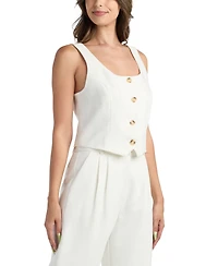 Bcx Juniors' Scoop Neck Sleeveless Vest