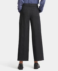 Nydj Women's Teresa Wide Leg Ankle Pleated Jeans