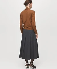 Mango Women's Scarf Fine-Knit Sweater