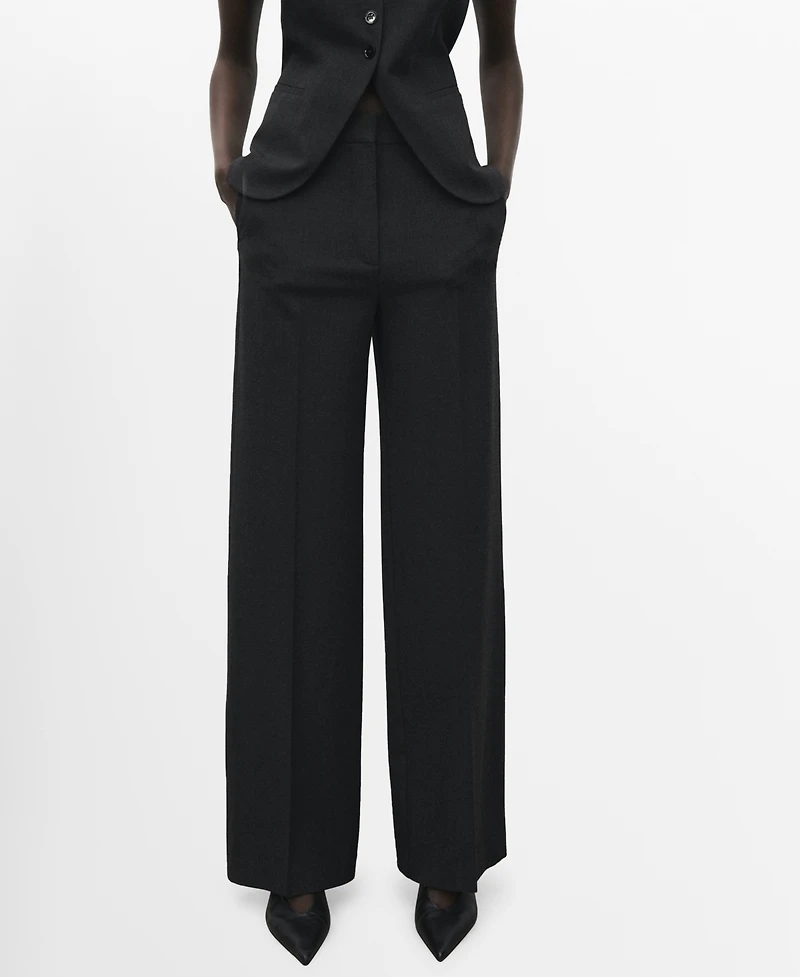 Mango Women's Pleated Suit Pants
