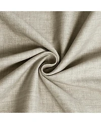 Half Price Drapes Light Beige Grommet Performance Linen Hotel Blackout Curtain