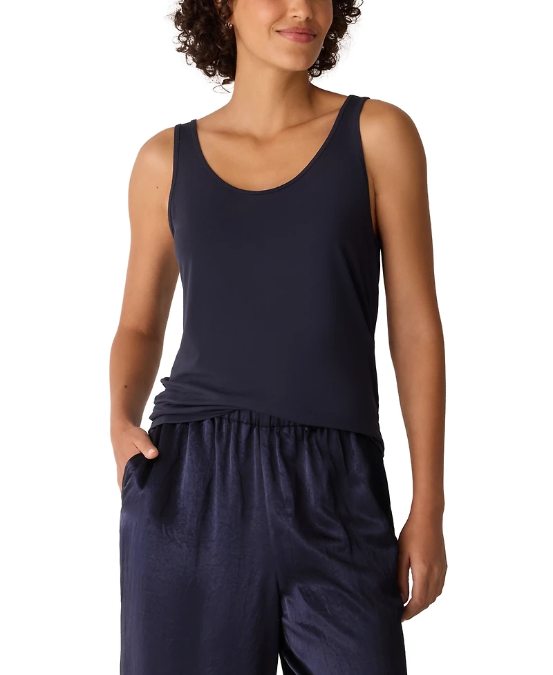 Eileen Fisher Women's Scoop Neck Slim Tank Top