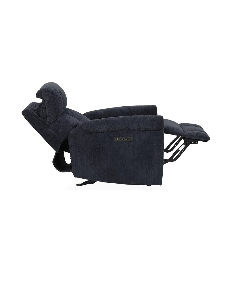 Flexsteel 34" Clint Power Gliding Recliner with Headrest Lumbar