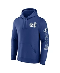 Fanatics Men's Blue Tampa Bay Lightning Revolution Pullover Hoodie
