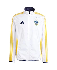 Adidas Men's White/Navy La Galaxy 2025 Anthem Reversible Full-Zip Jacket