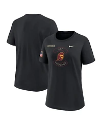 Nike Women's Black Usc Trojans 2025 Military Appreciation Dri-fit T-Shirt
