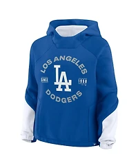 Fanatics Women's Royal Los Angeles Dodgers Oversized Time to Win Pullover Hoodie