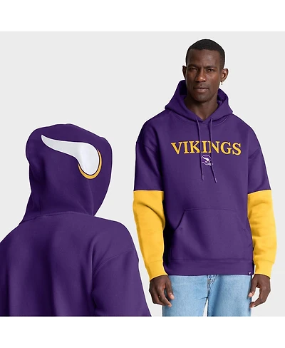 Fanatics Men's Purple Minnesota Vikings Helmet Retro Pullover Hoodie