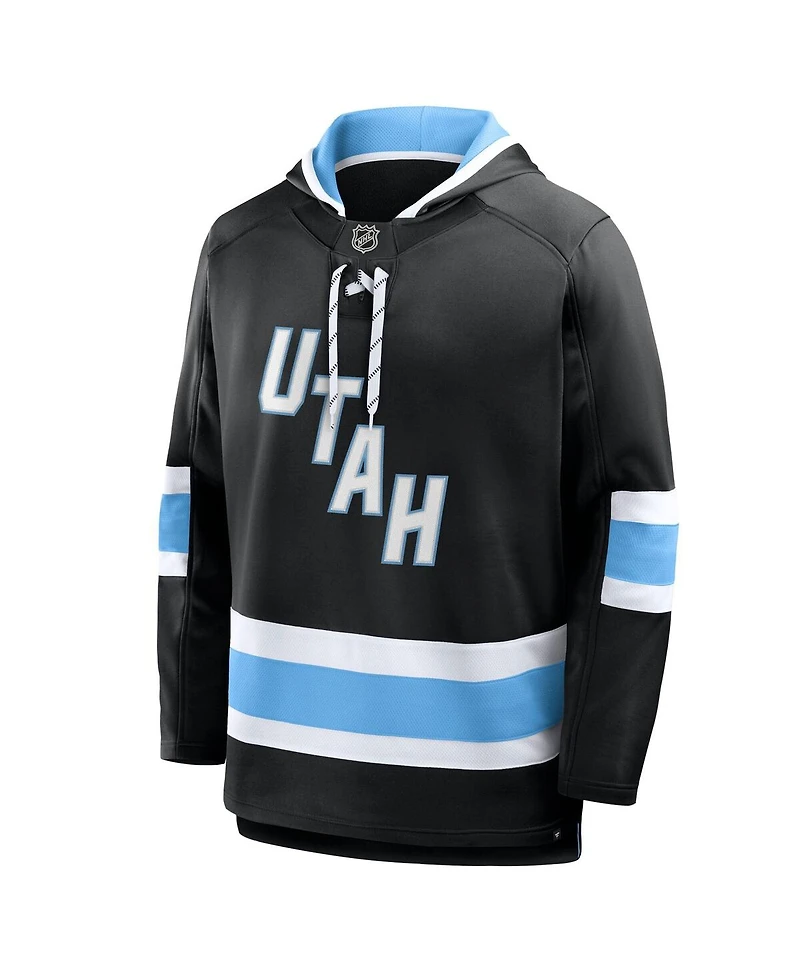 Fanatics Men's Black Utah Mammoth Prime Time Fleece Hoodie