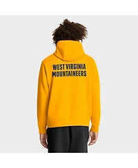 Nike Men's Gold West Virginia Mountaineers Basketball Two-Hit Club Fleece Pullover Hoodie