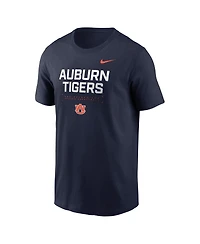 Nike Men's Navy Auburn Tigers 2025 Courtside Basketball Performance T-Shirt
