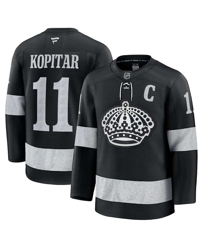 Fanatics Men's Anze Kopitar Black Los Angeles Kings Alternate Premium Jersey