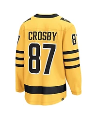 Fanatics Men's Sidney Crosby Gold Pittsburgh Penguins Alternate Breakaway Player Jersey