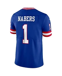 Nike Men's Malik Nabers Royal New York Giants Alternate 2 Legacy Vapor Untouchable Limited Jersey